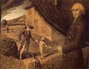 Grant Wood Fabrication china oil painting reproduction